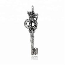 33558 xuping Simple design fashion Stainless Steel jewelry black gun color key pendant